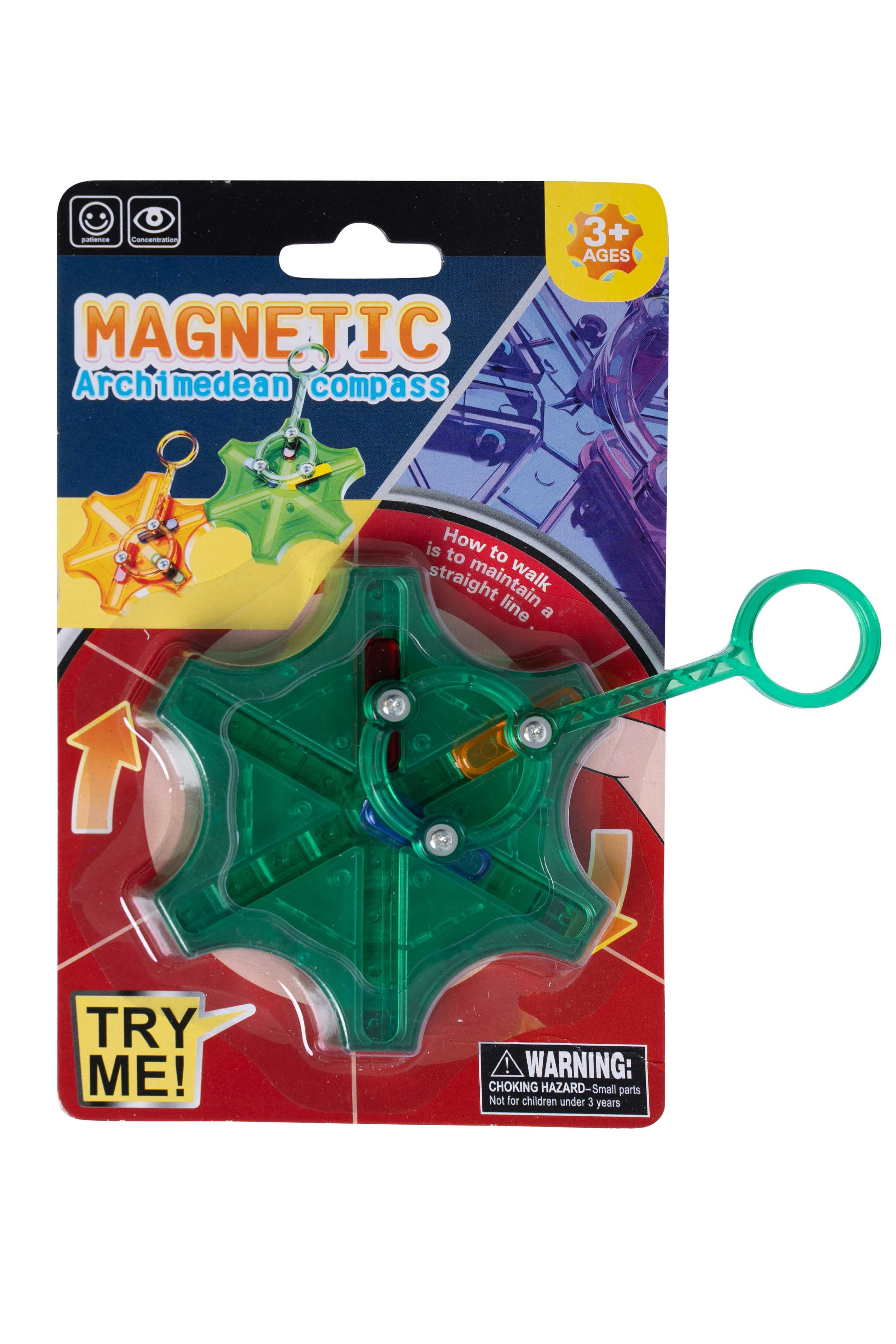 Magnetic archimedean compass kids